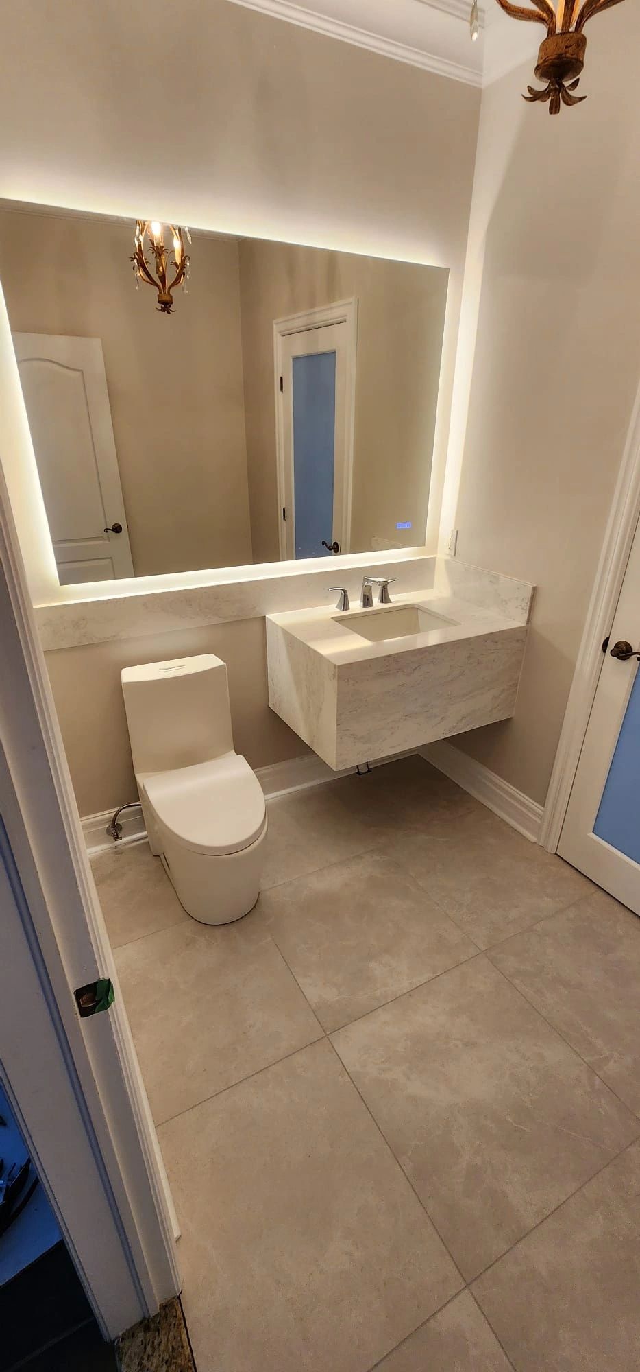 Finition de salle de bain réalisée par Rénovation M.K